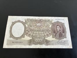 5000 pesos