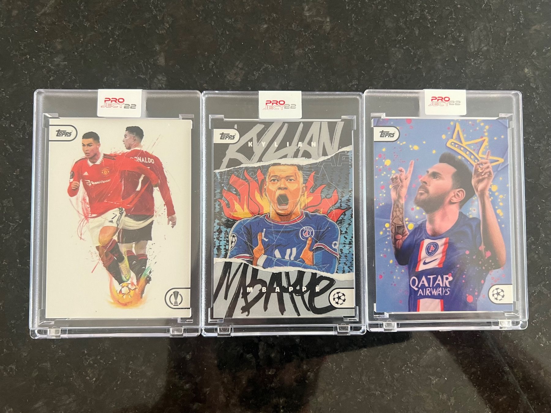 Topps Sammelbilder & Trading cards: Project 22 / Ronaldo, Mbappe & Messi – Gebraucht aus Zofingen von JamBox7