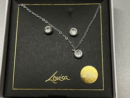 Modeschmuck Set Ketteli mit Ohrstecker neu/ungetragen LOVISA