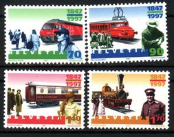 1997, Sonderpostmarken Bahnen ** (2)