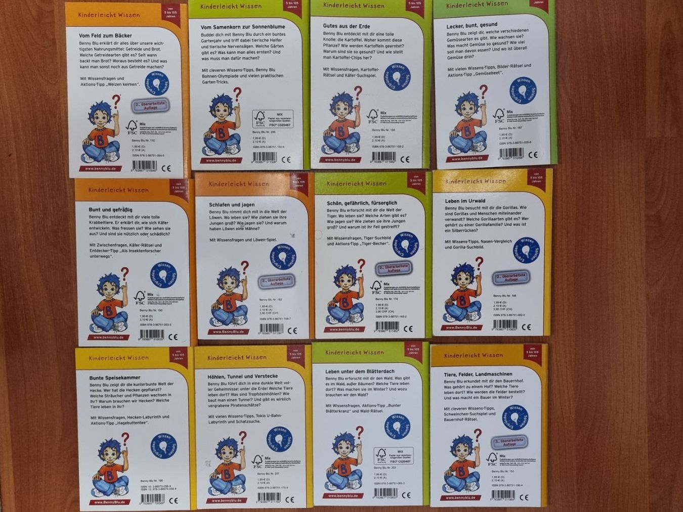 Libri: 24 Benny Blu Büchlein: Kinderleicht Wissen – Usato da Möriken AG venduto da Wipper 2