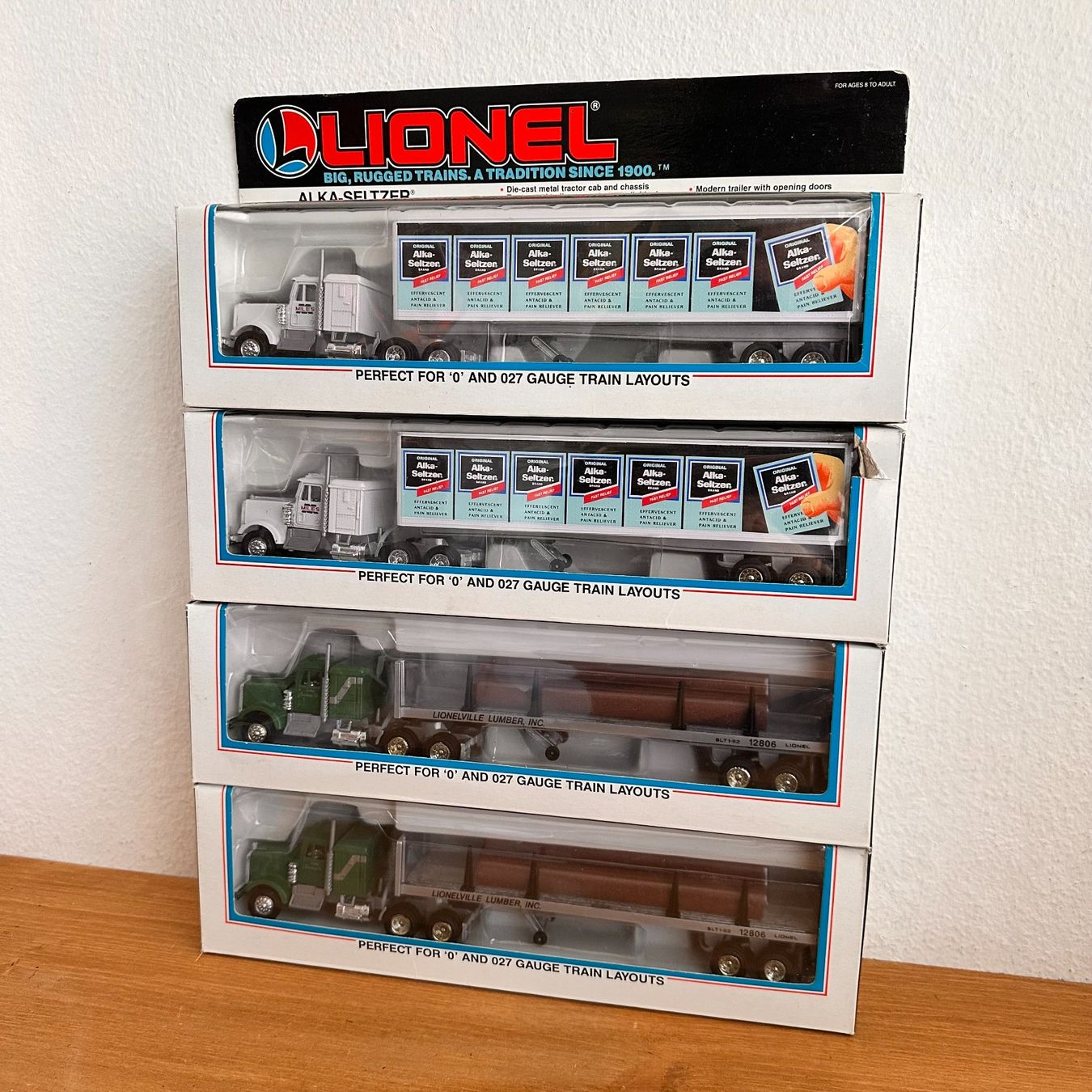 Modellbausätze & Standmodelle: 4er Set Lionel LKW`s – Neu und originalverpackt aus Luzern von fairflip