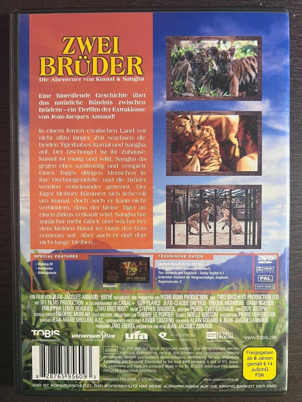 Tutti i DVDs: Zwei Brüder – Usato da Zürich venduto da FilmFreunde 1