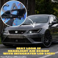 Seat Leon 5F Scheinwerfer-Lufteinlass mit LED