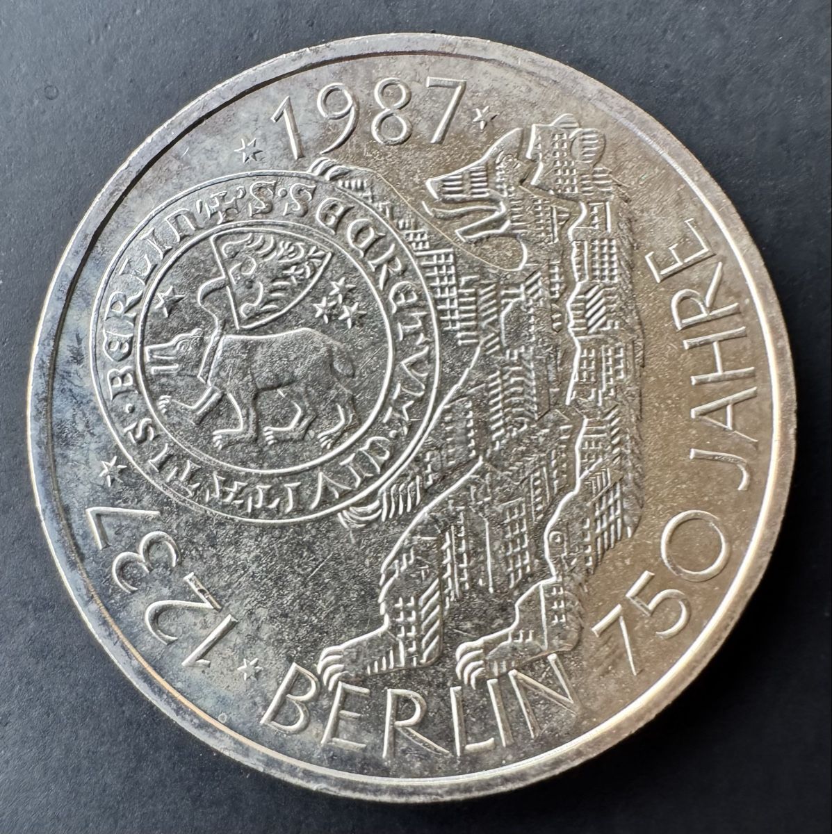 Alle Münzen: 10 DM 1987 - Silber – Gebraucht aus Meilen von coins4sale