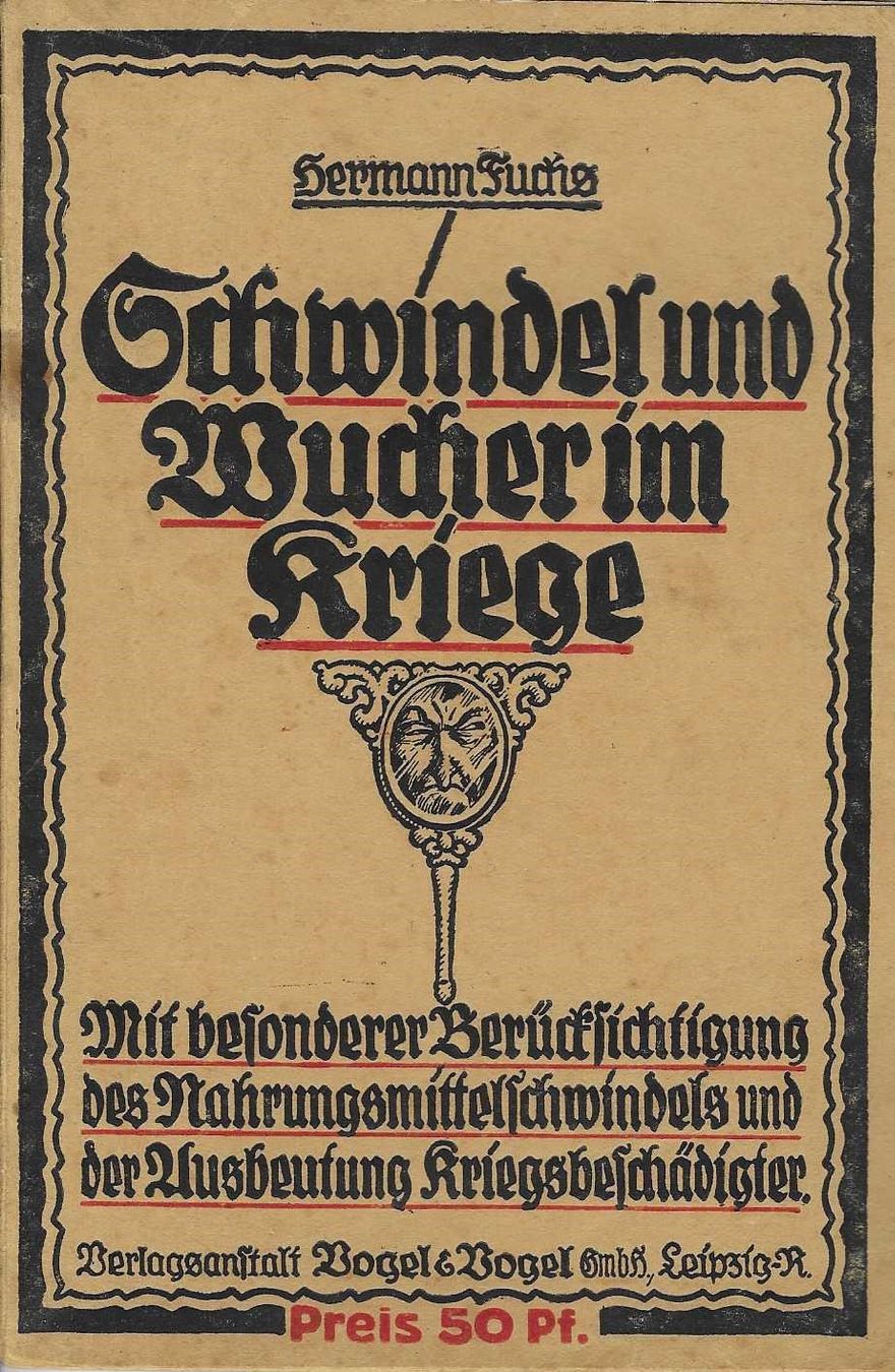 Libri: Schwindel und Wucher im Kriege, 1917 – Usato da Flims - Dorf venduto da Stagediver