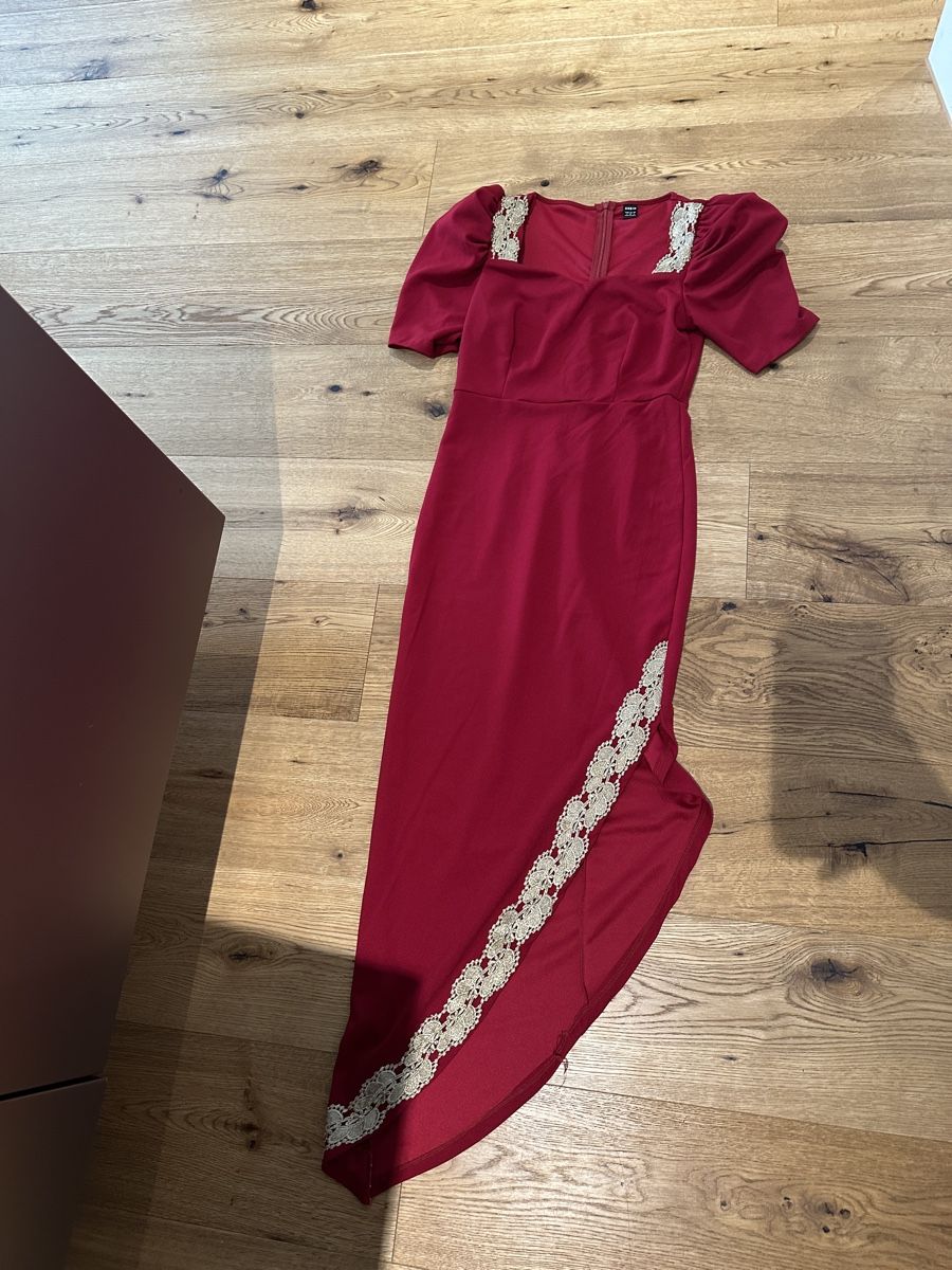 Vestiti: Rotes, elegantes Kleid mit Spitze, Grösse S - Festlich! – Nuovo (secondo la descrizione) da Perlen venduto da H.Spa 3