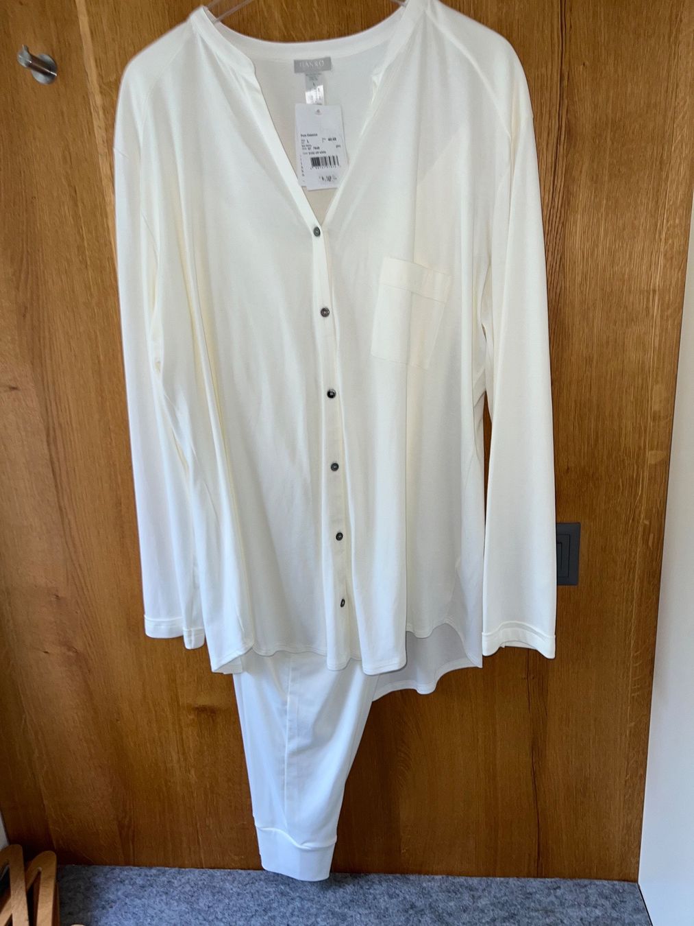 Hanro Negligees & Pigiami: Pyjama Hanro L Baumwolle neu – Nuovo (secondo la descrizione) da Dornach venduto da samuti