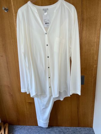 Pyjama Hanro L Baumwolle neu