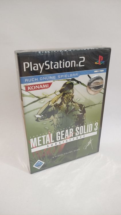 Metal Gear Solid 3: Subsistence PS2 (Sealed) - Rarität 3