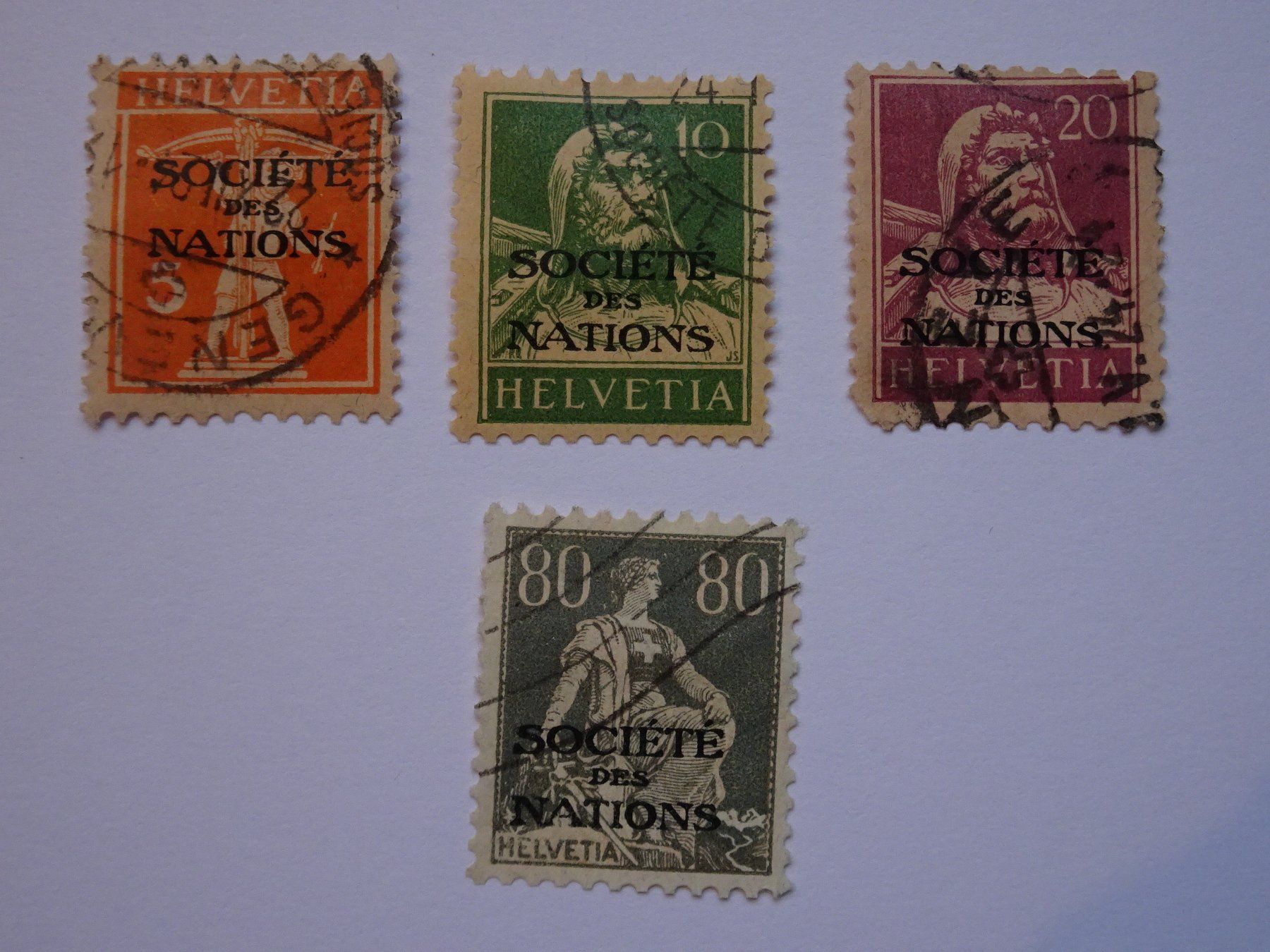 Tous les timbres: Völkerbund 1922 – D'occasion à Aadorf par Chnorli-Furz