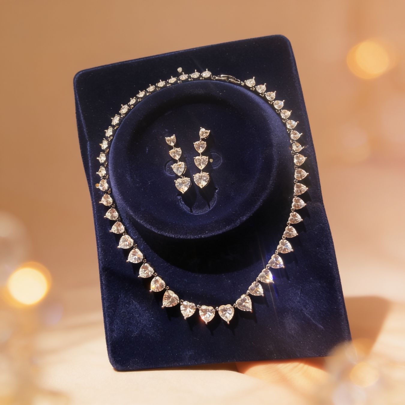 Altri gioielli: Parure luxe Cœurs Zircons – Nuovo e nell'imballaggio originale da St-Maurice venduto da Sandrinette123