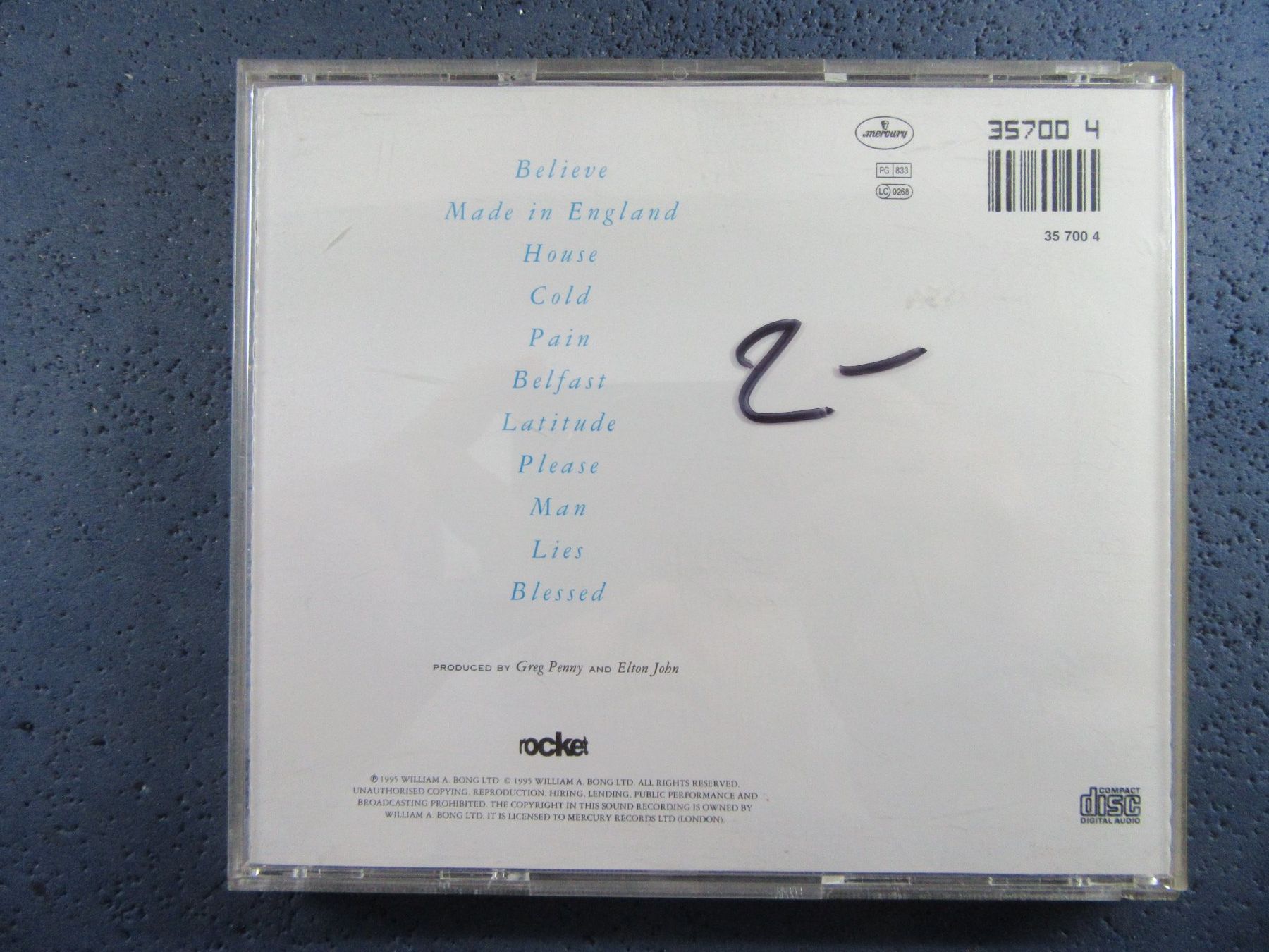 CDs: ELTON JOHN " MADE IN ENGLAND " CD – D'occasion à Ettingen par Hausi4711 2