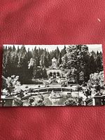 Postkarte Schloss Linderhof Terrasse Ansicht Ansichtskarte 2