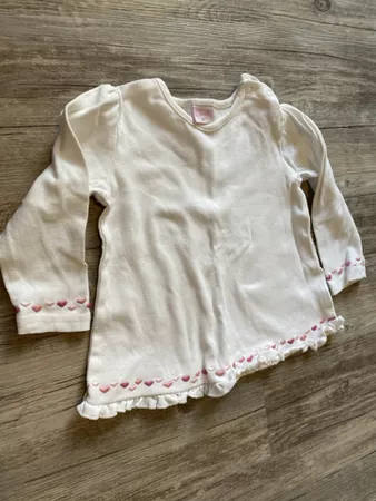 Pullover weiss mit Herzen (86)