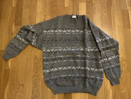 Strickpullover, grau, Grösse M-L