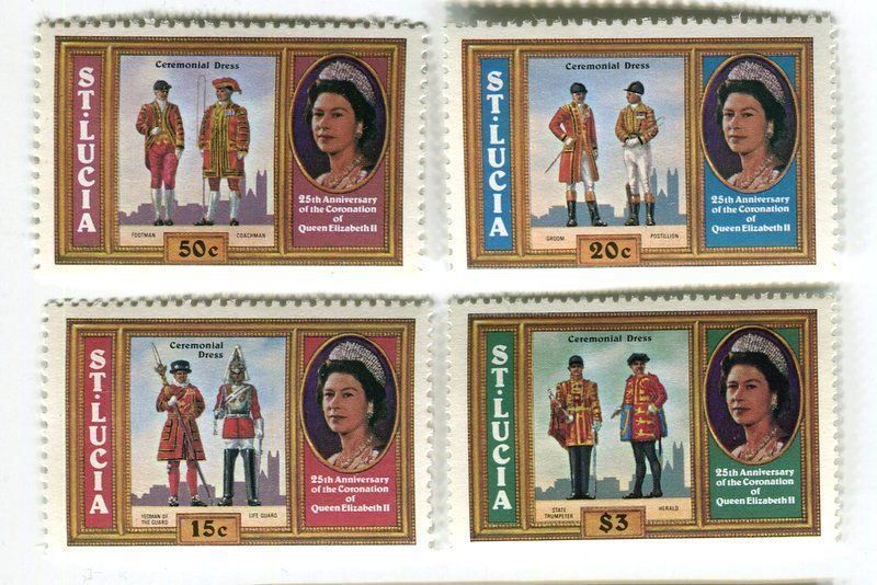 Tutti i francobolli: Briefmarken "Uniform". St. Lucia. – Nuovo e nell'imballaggio originale da Basel venduto da Butsch5