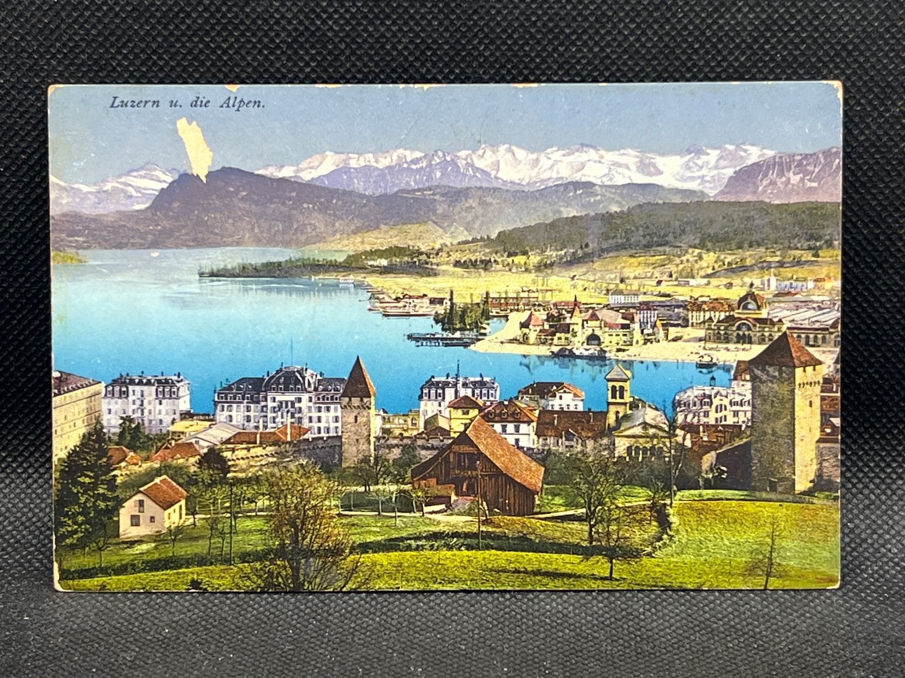Cartoline postali: Luzern und die Alpen – Usato da Widnau venduto da Brusi9