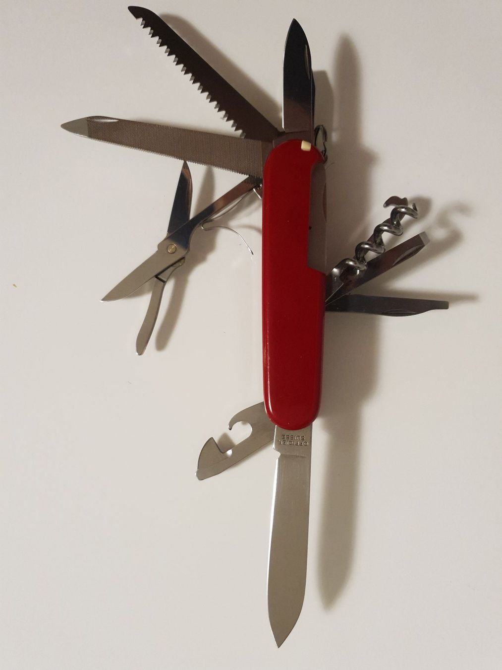 Militärmesser: Victorinox Huntsman Sackmesser – Gebraucht aus Ardon von Momovs99 1