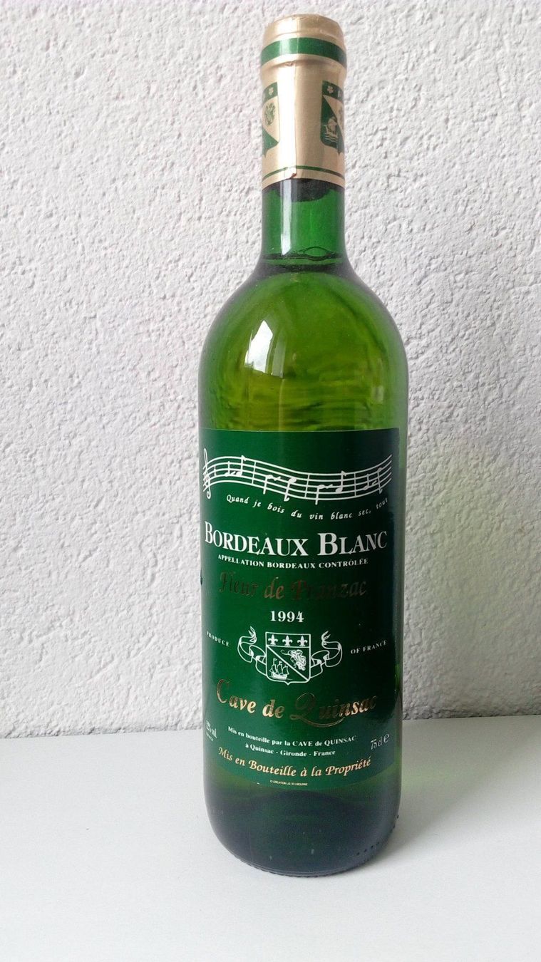 Vino: BORDEAUX BLANC FLEUR DE PANZAC  (1994) – Nuovo (secondo la descrizione) da Zürich venduto da Biedermann23 1
