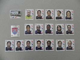 Panini Fussball WM 2006 Fehlliste USA 340 - 358 Komplett !