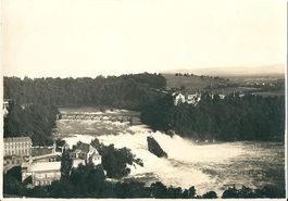 Antike Photo, Laufen, Neuhausen, Rheinfall, um 1900