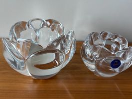 Windlichter Royal Copenhagen Crystal,  2 Stück