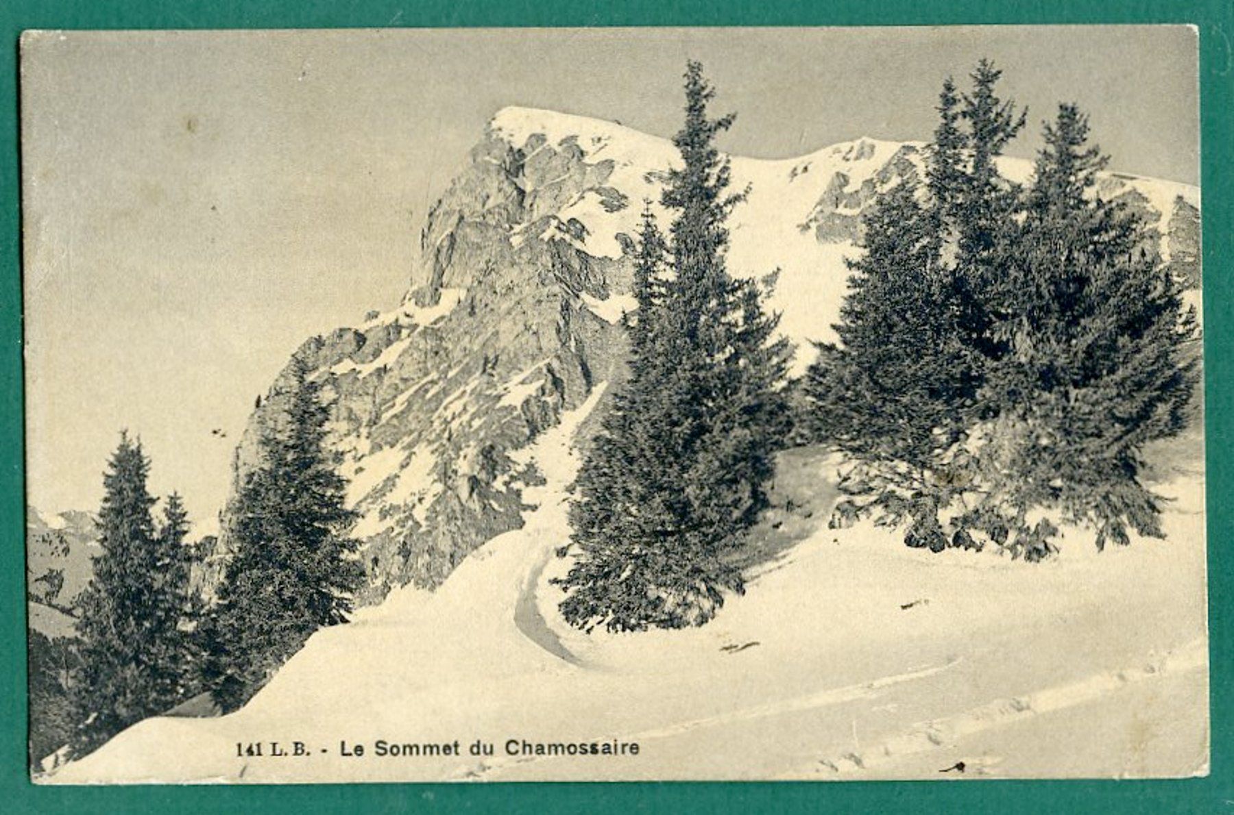 Cartoline postali: Le Sommet du Chamossaire, 1909, gelaufen – Usato da Sargans venduto da Hausi1951
