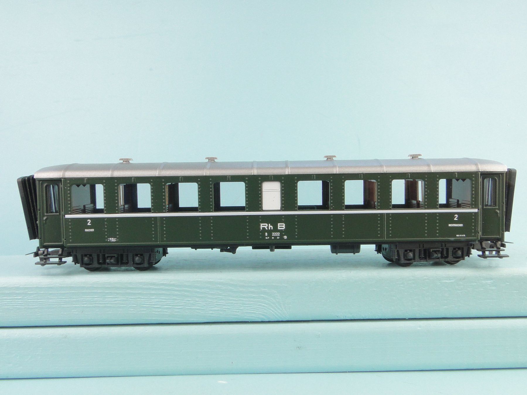 Modellini di ferrovie: STL 2202 RhB 2 Kl Wagen, NEU – Usato da Bülach venduto da cann11 3