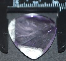 Mineralien L-993 – Trapiche Amethyst Scheibe ca. 27x22mm