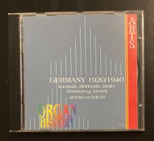 Orgel Deutschland 1920/1940 CD Hindemith • Schonenberg