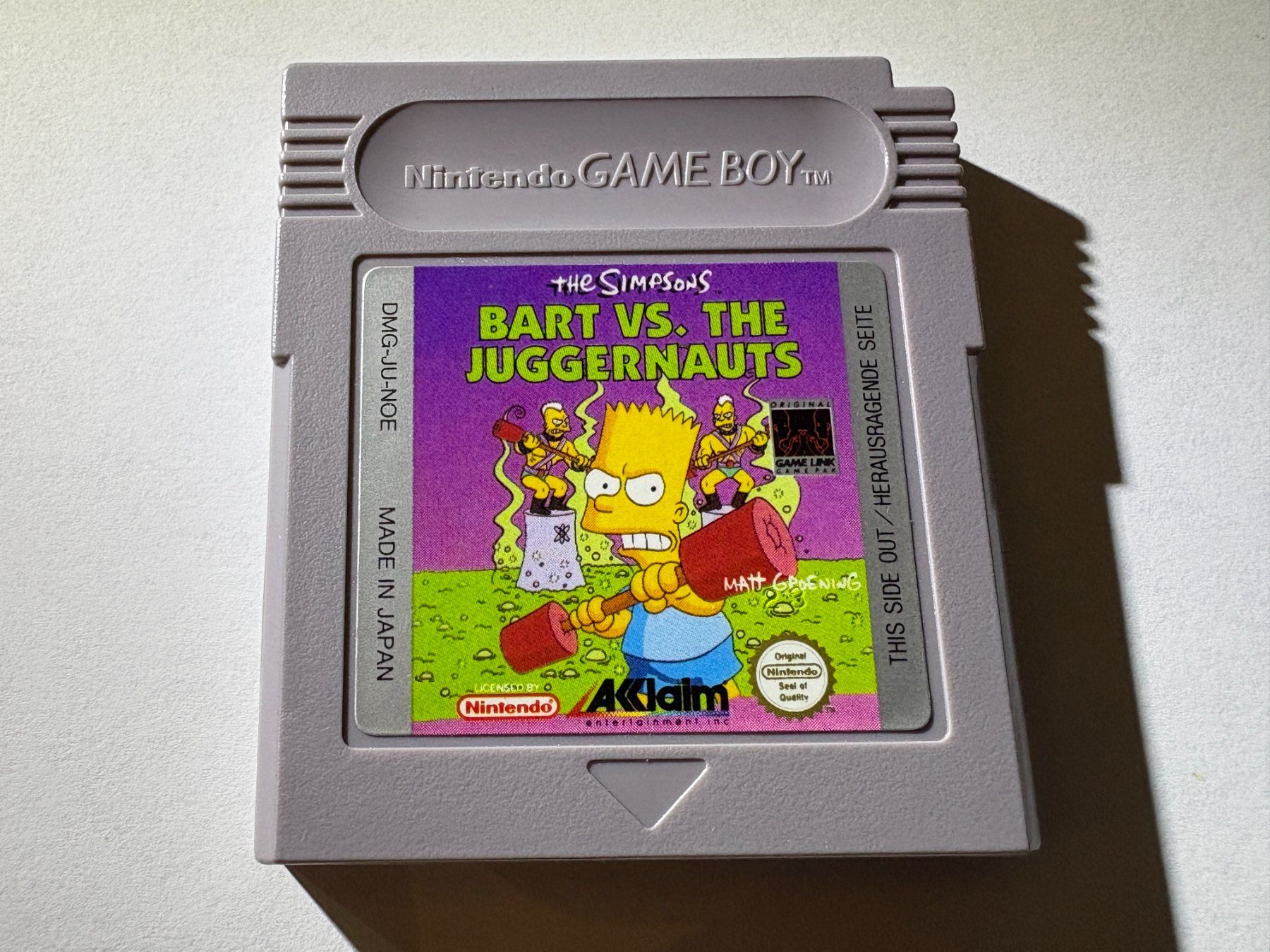 Nintendo Giochi: The Simpsons Bart vs. Juggernauts - Nintendo Game Boy – Usato da Zürich venduto da VintagePalace