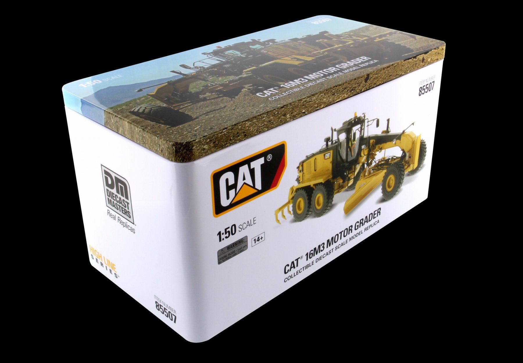 Caterpillar Kit di modellismo & Modellini statici: Niveleuse Caterpillar 16M3 - Diecast Masters 85507 – Nuovo e nell'imballaggio originale da Lausanne venduto da Techobby 3