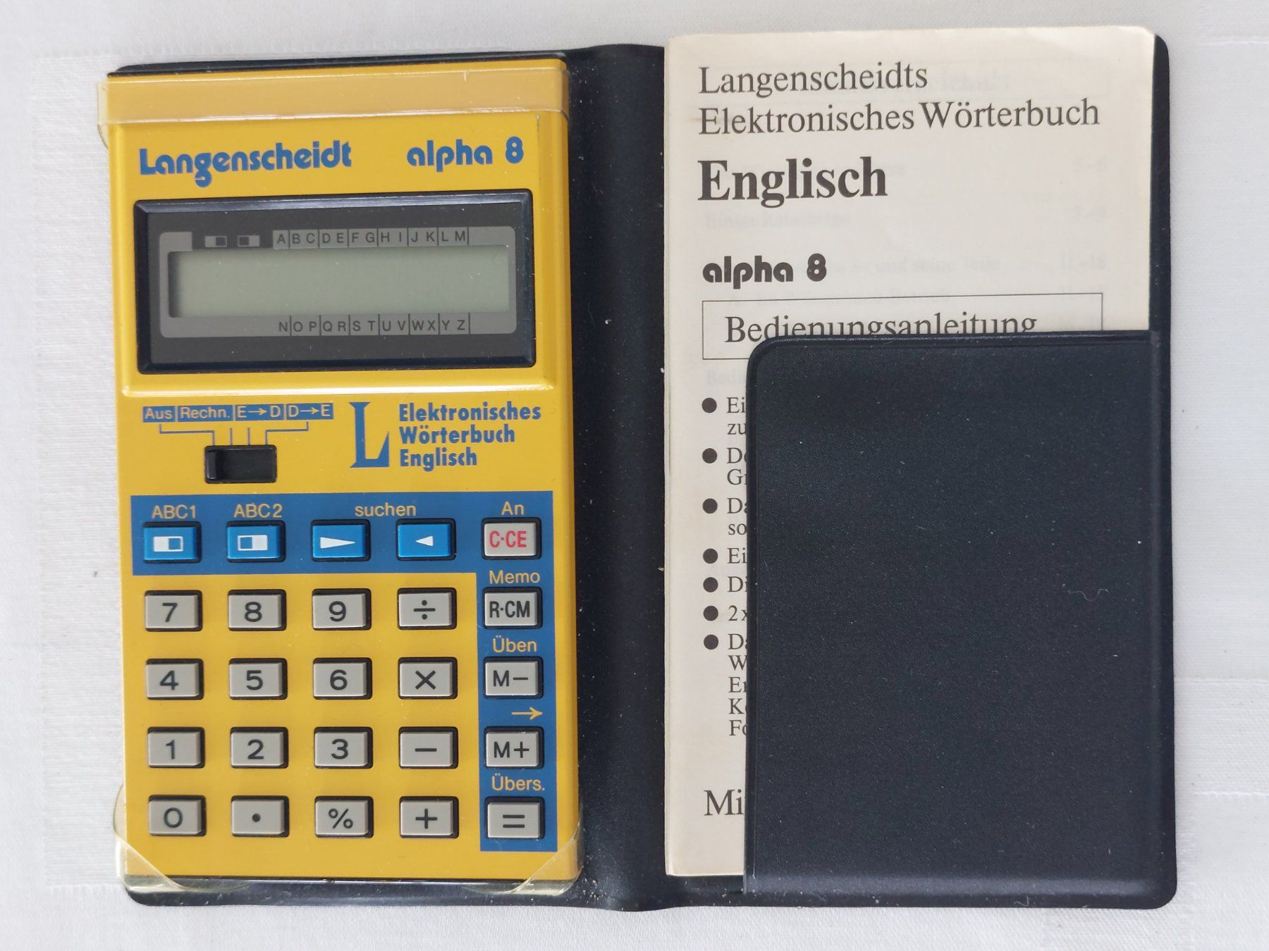 Calcolatrici tascabili: Langescheidt Alpha 8 - Elektronischer Übersetzer Nostalgie – Usato da Frauenfeld venduto da Hmei8293 2
