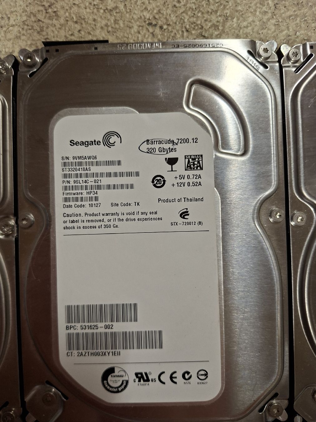 Seagate Dischi rigidi: 8 Stück Seagate Festplatten – Usato da Willisau venduto da mwi-dev 5