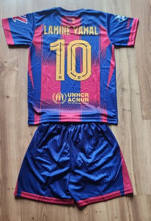 Kinds Trikot Set FC Barcelona Lamine Yamal #10,Gr.128 bis164