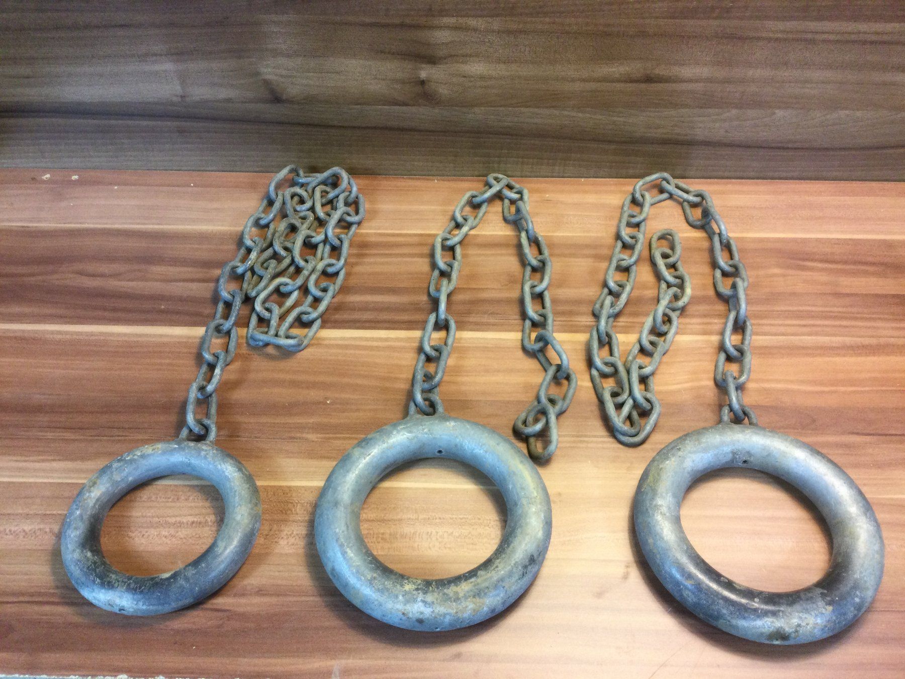 Attrezzi da lavoro: Gebrauchte Ringe mit Kette aus Eisen – Usato da Wangen SZ venduto da kuriosum12 1