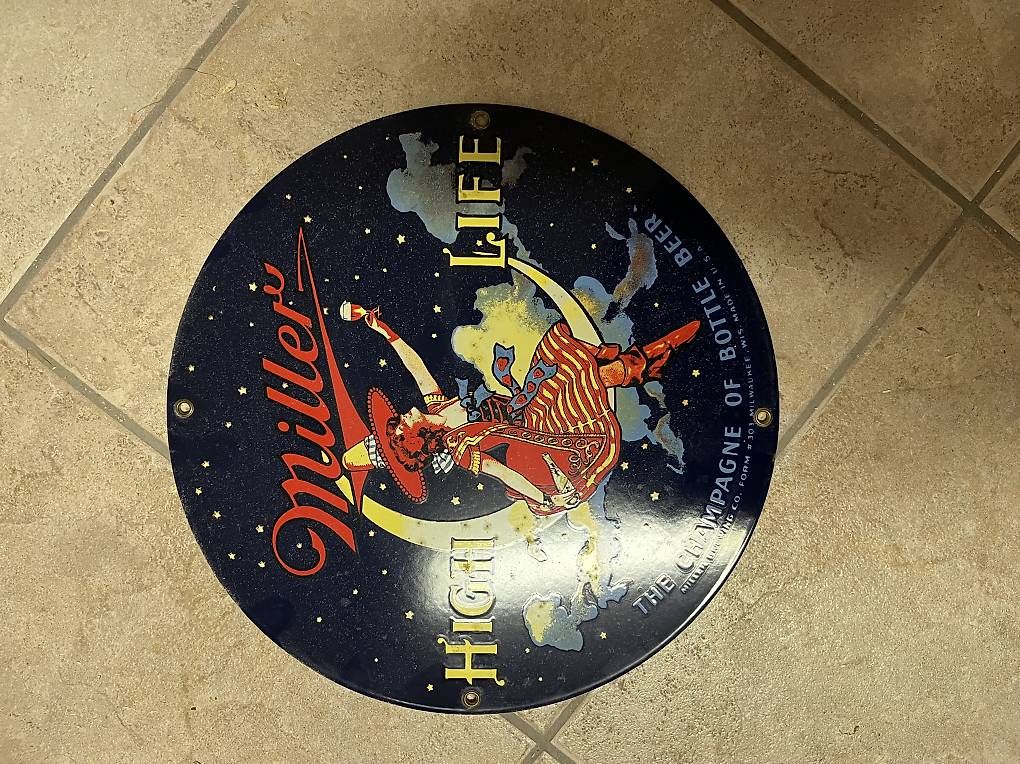 Schilder: Schild Miller Bier – Gebraucht aus Basel von letze56