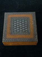 Schmuckdose Holzbox geschnitzt Vintage