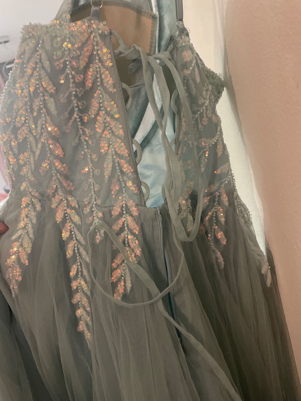 Vestiti: Neues Abendkleid/Festkleid Gr.L – Nuovo (secondo la descrizione) da Obfelden venduto da 3zwerge 3