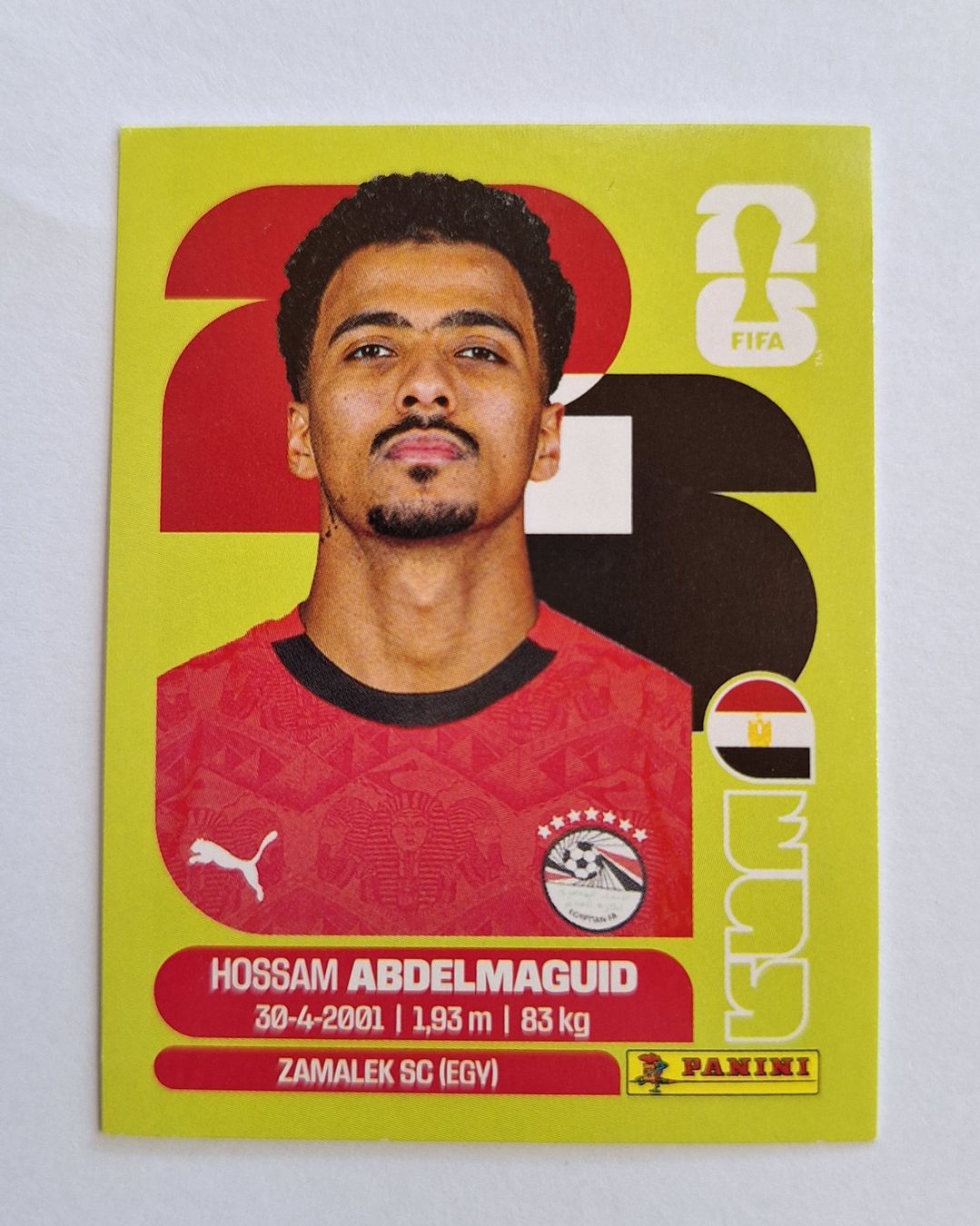 Panini Carte collezionabili: Panini Hossam Abdelmaguid EGY 8 – Nuovo (secondo la descrizione) da Romanens venduto da Crocette