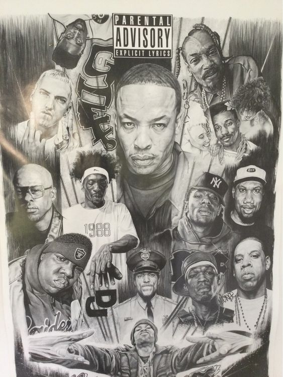 HipHop Rap Legends - grosses Poster Paul Stone 2003 (Gebraucht) in ...