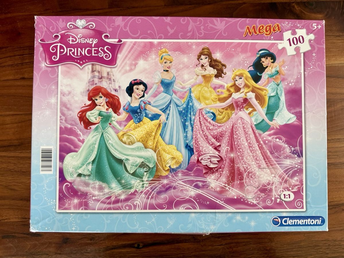 Disney Puzzle: Disney Princess Puzzle Mega, 100 Teile, Clementoni, 5+ – Usato da Dübendorf venduto da mimamedusa