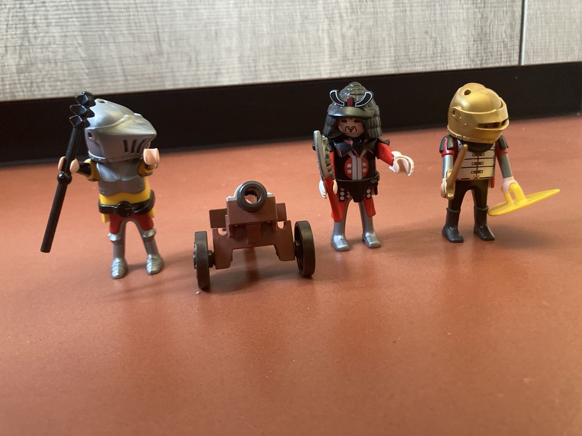Playmobil Giocattoli: Playmobil Ritter Figuren mit Kanone – Usato da Spiegel b. Bern venduto da Thoemub