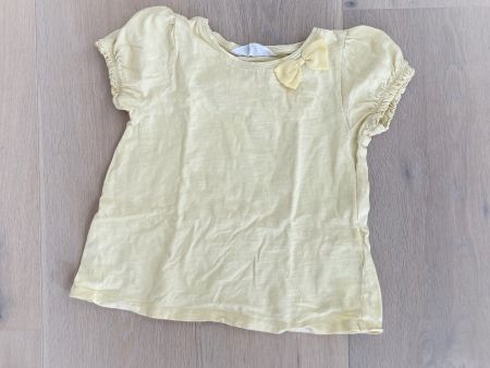 Mädchen T-Shirt pastell gelb Gr. 110/116