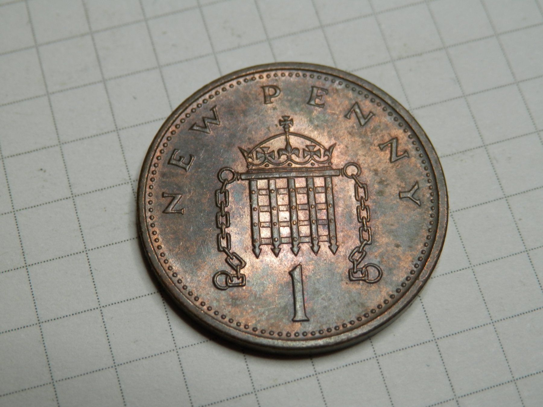 Alle Münzen: Großbritannien 1 New Penny, 1971 – Gebraucht aus Weiach von weiach81 1