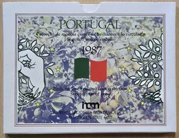 ESCUDOS 1987 unzirkulierter Münzen