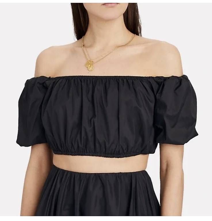 Top: STAUD Top mit Puffärmeln | Neu | Grösse S – Nuovo (secondo la descrizione) da Lachen SZ venduto da dar_hjg9