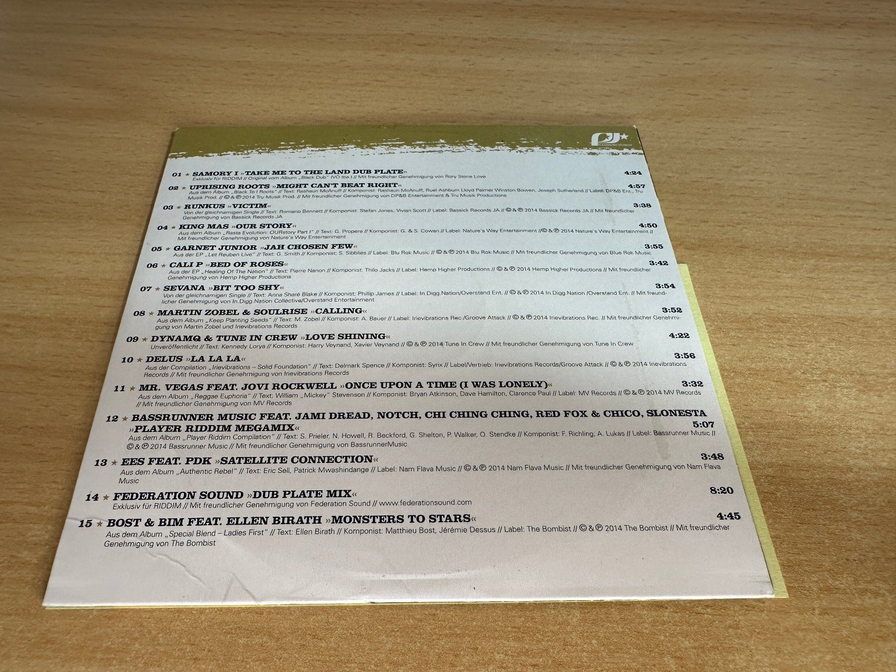 CD: Various – Riddim CD #77 – Usato da Rikon im Tösstal venduto da Alpenmutz 1