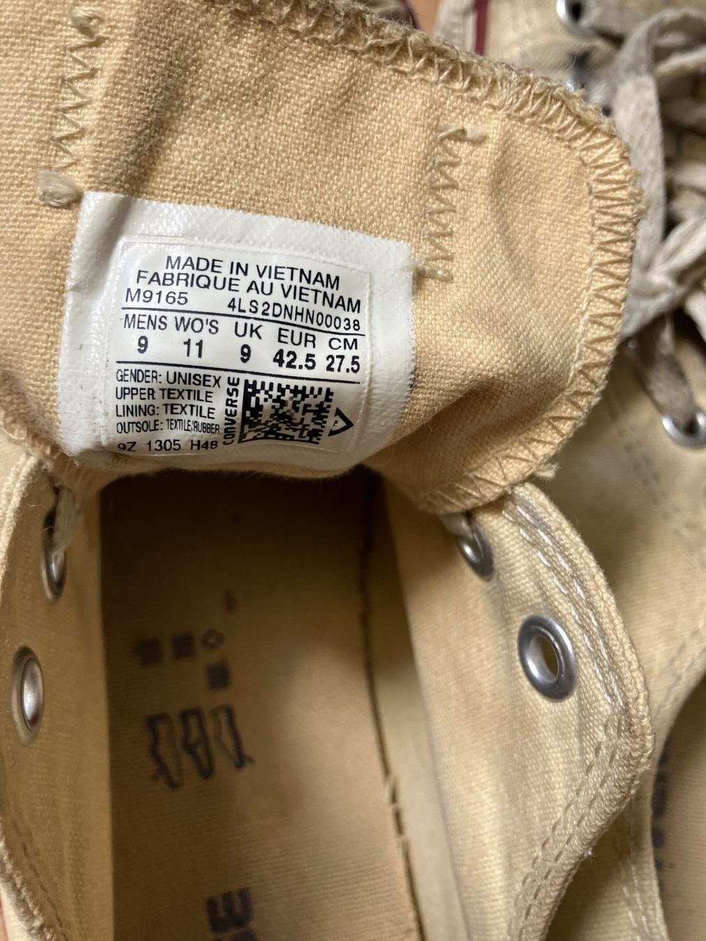 Scarpe da uomo: Baskets Converse All Star beige taille 42.5 usées – Usato da Epesses venduto da rom_r925 1